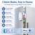 DAYTECH Freezer Door Alarm When Left Open with 0-4Mins Delay, White 1PC