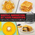 SugarWhisk Square Waffle Maker, 2 x 4" Mini Classic Waffles Maker Machine, Waffle Iron, Dual Cooking Plates for Family Breakfast, Non-stick, White