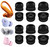 IiEXCEL Powerbeats Pro 2 Double Flange Ear Tips, 6 Pairs S/M/L Replacement Soft Silicone Rubber Flexbiel Gel Eartips Fit in Case Accessories Compatible with Powerbeats Pro 2nd - 2 Flange Black