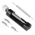 Watch Link Removal Kit, Tools to Adjust and Remove Bracelets，Pin Remover for Sizing Strap, Watches Sizing Adjustment Tool Kit for Watches Repair and Sizing, Watch Band Adjustment Tool Kit (Black)