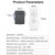 QIACHIP Small Size Ceiling Fan Light Wireless Remote Control Receiver Kit