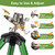 Pattiumo Sprinklers for Yard, 360° Tripod Sprinklers for Yard Large Area, 3/4" Connector Lawn Sprinkler, Adjustable Height 16-37”, Water Sprinkler for Lawn/Garden/Patio, 1Pack