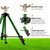 Pattiumo Sprinklers for Yard, 360° Tripod Sprinklers for Yard Large Area, 3/4" Connector Lawn Sprinkler, Adjustable Height 16-37”, Water Sprinkler for Lawn/Garden/Patio, 1Pack