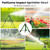 Pattiumo Sprinklers for Yard, 360° Tripod Sprinklers for Yard Large Area, 3/4" Connector Lawn Sprinkler, Adjustable Height 16-37”, Water Sprinkler for Lawn/Garden/Patio, 1Pack