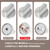 W11366438 Stove Knobs Compatible with Whirlpool Gas Cooktop Knobs - 5 Pack