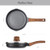 Vinchef 9.5 Inch Nonstick Frying Pan with Lid, Cast Aluminum