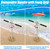 Boat Sand Anchor, 17"/34"/46" 316 Stainless Steel PWC Sand Anchors Ideal for Pontoon, Kayak Jet Ski Keeps Securely Near Sandbar Beach or Shallow Water, Detachable Design with Gift Handbag Packaging