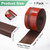 M METERXITY Stair Edge Trim, Self Adhesive Stair Edge 10FT Brown 0.98 Inch