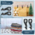 Honeydak 100 Pcs Pant Clips Plastic Hanger Clips for Pants, Black