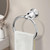 Crystal Chrome Towel Ring, Silver Bathroom Towel Holder Ring, Bathroom Towel Rack Hanger Home Hand Towel Ring Towel Holder for Bathroom Wall Mounted Bathroom Accessory