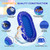57''x35'' Extra Large Dog Pool Float, Heavy-Duty Inflatable Pet Raft for Dogs Up to 200 lb, Non-Slip & Scratch-Resistant Pool Mat for Lake, River, Water Floating for Small/Medium Pets, Dog Floatie