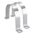 6 PCS 3-1/2 Inch, 304 Stainless Steel Thickened Pipe Clamps, Heavy-Duty Two Hole U-Bracket Conduit Clips for HVAC, Electrical, Plumbing, Secures Rigid Pipe/Tube on Wood/Metal/Concrete (89mm)