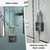 Puroma 4 Keyed Padlock 6 Keys Alike 1.8" School Gym Locker Lock Gate 40mm