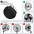 Sobana Wall Mount Fan Cover, Fits 18 Inch 20 Inch Industrial Fan and Pedestal Fan, 600D Heavy Duty Waterproof Dustproof Wall Mounted Industrial Fans Cover,Black