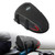 GAWAF Motorcycle Tail Bag Waterproof Leather Storage Saddle Bag,Black
