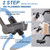 3 Way Shower Diverter Valve with Hand Shower Holder, G1/2 Shower Head Splitter, Shower Arm Diverter (Oil Rubbed Bronze)