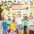 gisgfim Monkey Health Bulletin Board Set Healthy Habits Classroom Decoration Jungle Animal Paper Cutouts for Back to School Swing Into a Healthy School Year Tree Wall Chalkboard Decor Teacher Supply