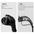 H3JANG Adjustable Zip Tie J1772 EV Charger Plug Cover - Dustproof Protective Cap for J1772 Connector, Durable Replacement Dust Cover