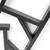 4 Racks Trailer Ladder Rack, Heavy Duty Steel Ladder Side Wall Mount