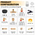 CheeMuii 72 PCS Brass DOT Air Line Fittings with 1/4" & 3/8" DOT Air Hoses