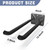 WALMANN Garage Hooks, Heavy Duty 12-inch Wall Hooks for Hanging, 2-Pack