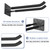 WALMANN Garage Hooks, Heavy Duty 12-inch Wall Hooks for Hanging, 2-Pack