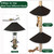 2-in-1Pole Mount & Hanging Metal Squirrel Baffle for Bird Feeder