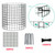 6 Pack Plant Protector from Animals, 12'' Dia x 12'' H Metal Plant Cages to Keep Animals Out, Garden Protection from Rabbits Chickens Ducks, Bunny Barricades for Garden Flowers Vegetables (Small)