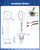 THALASSA Dual Mode Gooseneck Lamp Red Night Light, Dimmable White Reading