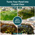 AquaMiracle Pond Filter with 400GPH Pump Fountain Kits & 3 Spray Patterns
