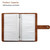 DONBAO Leather Professional Business Card Holder Book Organizer, 240 Card Slots Capacity Booklet, Premium PU Name Cards Storage Folder with Soft Cover, Credit Card Binder Holder for Men/Women (Brown)