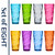 US Acrylic Optix Plastic Reusable Drinking Glasses (Set of 8) 26oz Iced-Tea Cups in Jewel Tone Colors | BPA-Free Tumblers, Made in USA | Top-Rack Dishwasher Safe