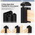 1 Pack 6FT 3-Way Aluminum Fence Post, 1.8mm Thick Walls & 10mm Base