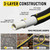 TUTULUCK Pressure Washer Hose 100ft 1/4", M22 14mm, Flexible, 3600 PSI