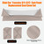 ZWPARTS Golf Cart Front Seat Covers Replacement for Yamaha G11 G14 G16 G19