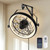 23" Wall Mount Fan with Light,Plug in Wall Fan with Remote/App Control