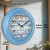 eYotto 18-Inch Outdoor Wall Clock with Waterproof Thermometer & Hygrometer
