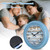 eYotto 18-Inch Outdoor Wall Clock with Waterproof Thermometer & Hygrometer