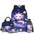 Bivxisrvo Cute Axolotl Backpack and Lunch Box for Kids Girls Preschool School Bag Large Capacity Bookbag Set with Water Bottle Holder & Pencil Case Lightweight Daypack Set Back to School Stuff