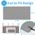 Air Jade Window Air Conditioner Side Panels, Extra Wide 4Ft Surround Insulation Side Foam Panels for Indoor Window AC Unit, AC Window Seal Kit for Summer and Winter, Gray