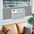 Air Jade Window Air Conditioner Side Panels, Extra Wide 4Ft Surround Insulation Side Foam Panels for Indoor Window AC Unit, AC Window Seal Kit for Summer and Winter, Gray