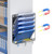 OUTWOLF Magnetic File Holder, 6-Tier Magnetic Wall Hanging File Organizer, Paper Folder Mail Organizer for Office, File Cabinets, Whiteboard, Fridge