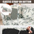 SearchI Sofa Cover Couch Covers, 2 Pieces Armchair Slipcover with 1 Separate Cushion Cover Stretch Soft Furniture Protector for Living Room Couch Cover for Pets Kids(Armchair, Foliage)