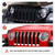 MAXDOM Grill Insert Set Fit for Jeep 2018-2023 Wrangler JL & Gladiator JT