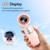 KIMMOO 3-in-1 Portable Handheld Turbo Fan-100 Speeds, 15000 RPM, 10Hrs Cooling, LED Display, 90° Rotation, Small Travel Fan, Mini Foldable Hand Held Personal Fan for Women Men (Pink)