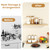 Mooche 4Pack Floating Shelf Brackets, Heavy Duty L Brackets Wall Mounted