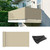 DAWNOVO 3' x 15' Balcony Privacy Screen Fence Cover with Zip Ties Grommets for Apartment Patio Porch Deck Backyard Outdoor (Beige)