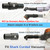 Kodahome Vacuum Attachments Compatible with Shark Corded Vacuums Navigator NV350 NV360 & Rotator NV501 Rocket HV300 and More, 1-1/4" Accessories with Hose Adapters (Car Detailing Kit)