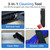 Kodahome Vacuum Attachments Compatible with Shark Corded Vacuums Navigator NV350 NV360 & Rotator NV501 Rocket HV300 and More, 1-1/4" Accessories with Hose Adapters (Car Detailing Kit)