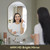 Brightify Frameless Oval Mirror, 24x40 Oval Bathroom Mirror Designed with French Cleat Hooks, Oval Beveled Mirror for Bathroom Sink, Entryway, Bedroom, Vanity, Modern and Elegant